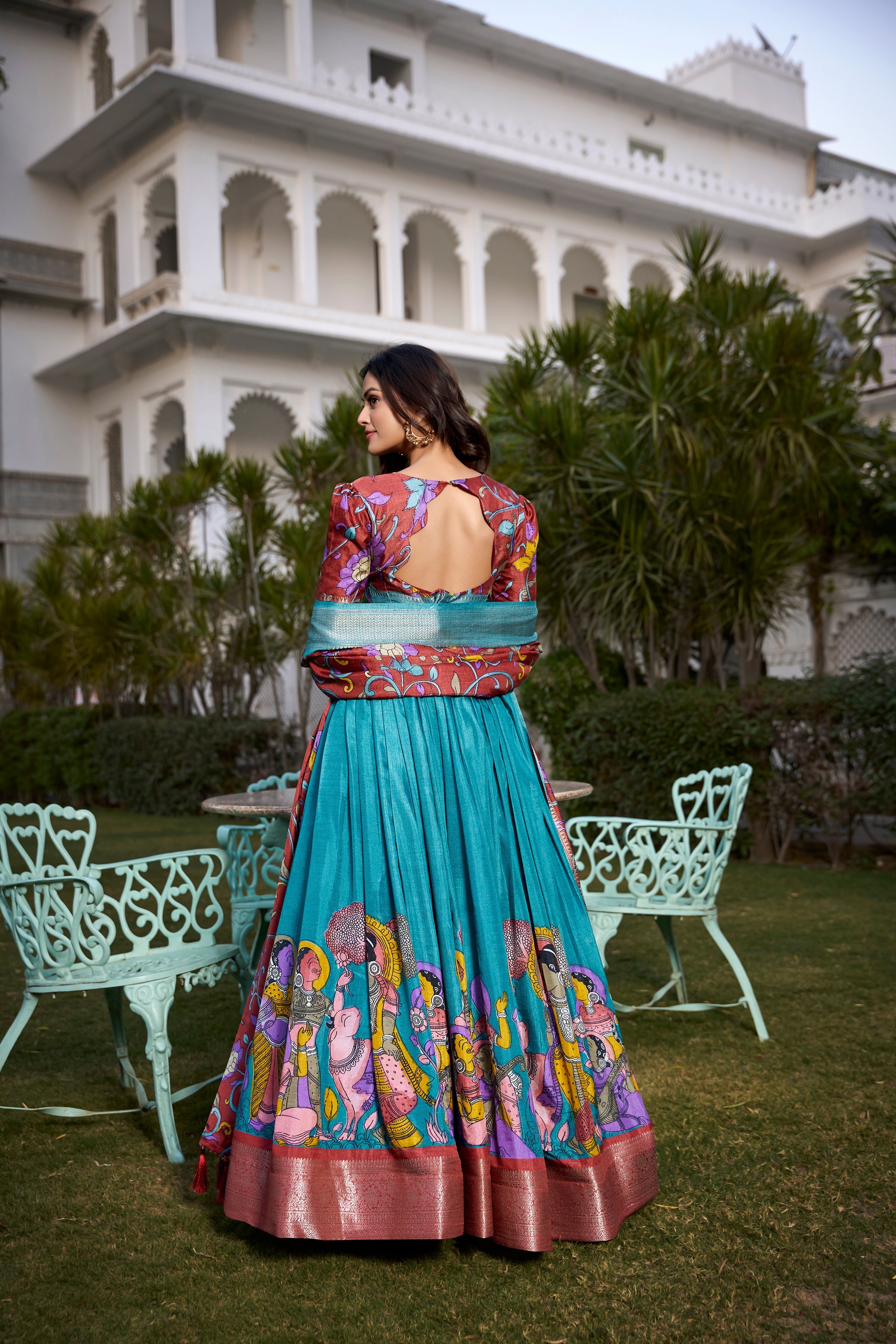 Festival Wear Dola Silk Lehenga Choli With Designer Dupatta For Women