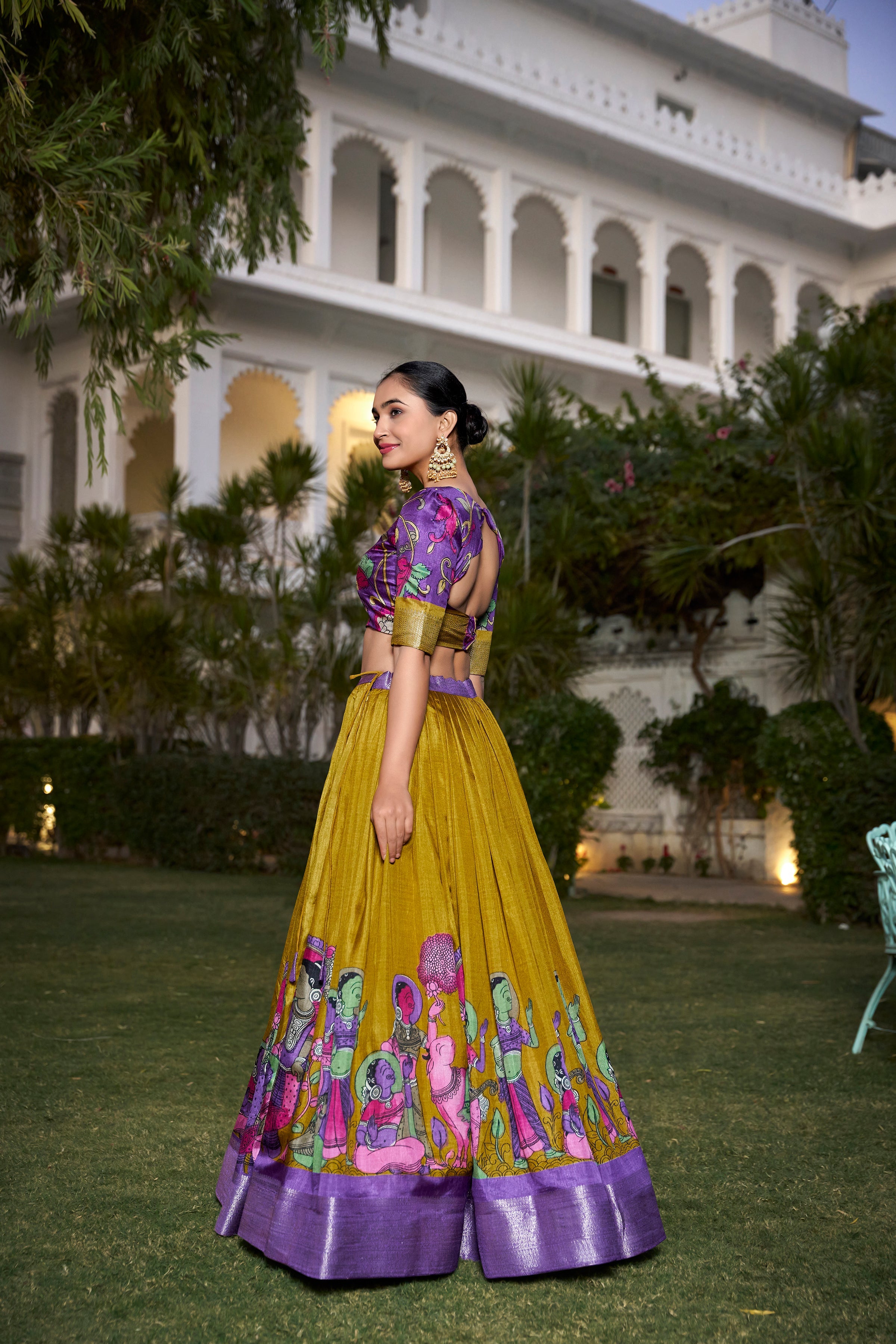 Festival Wear Dola Silk Lehenga Choli With Designer Dupatta For Women