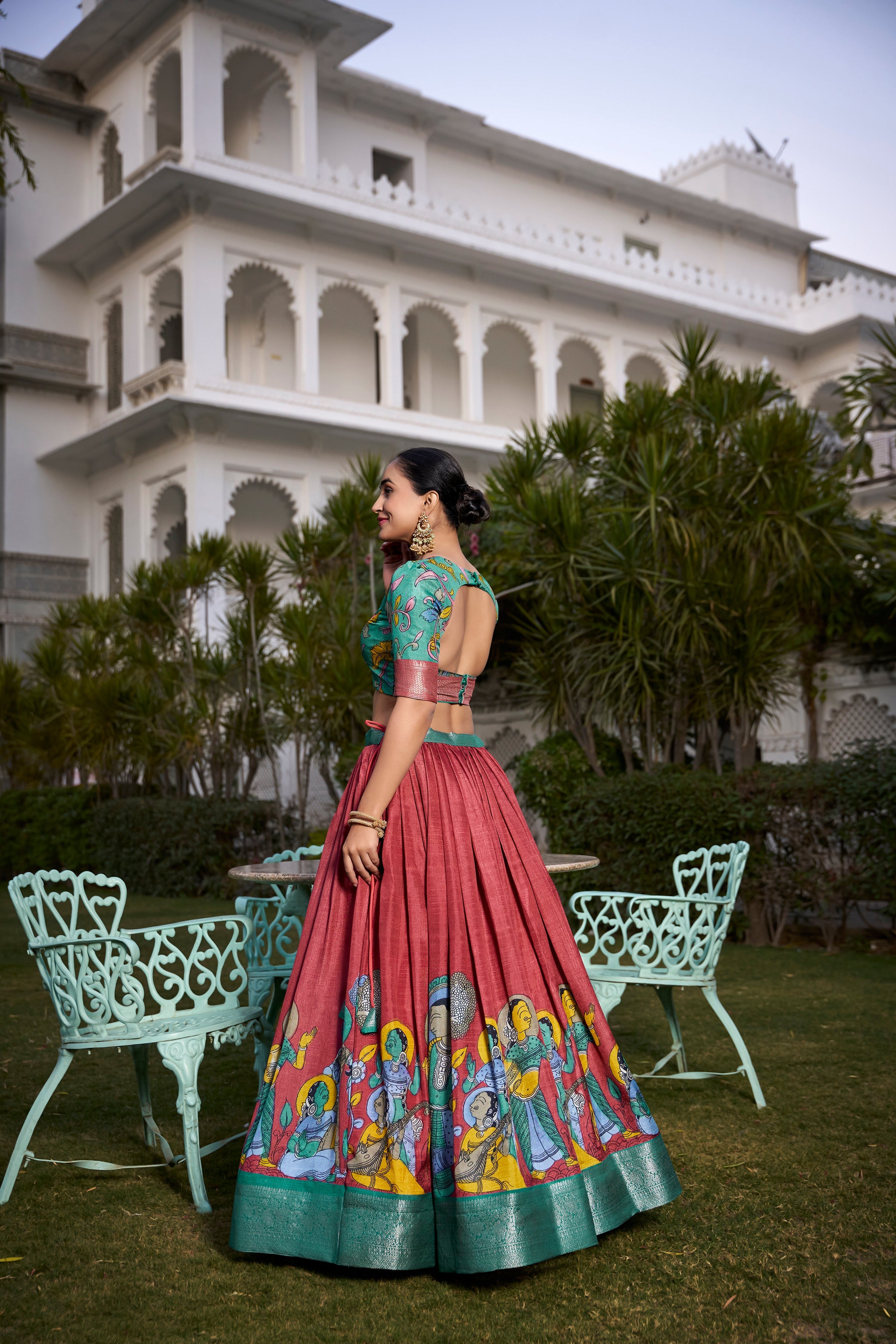 Festival Wear Dola Silk Lehenga Choli With Designer Dupatta For Women