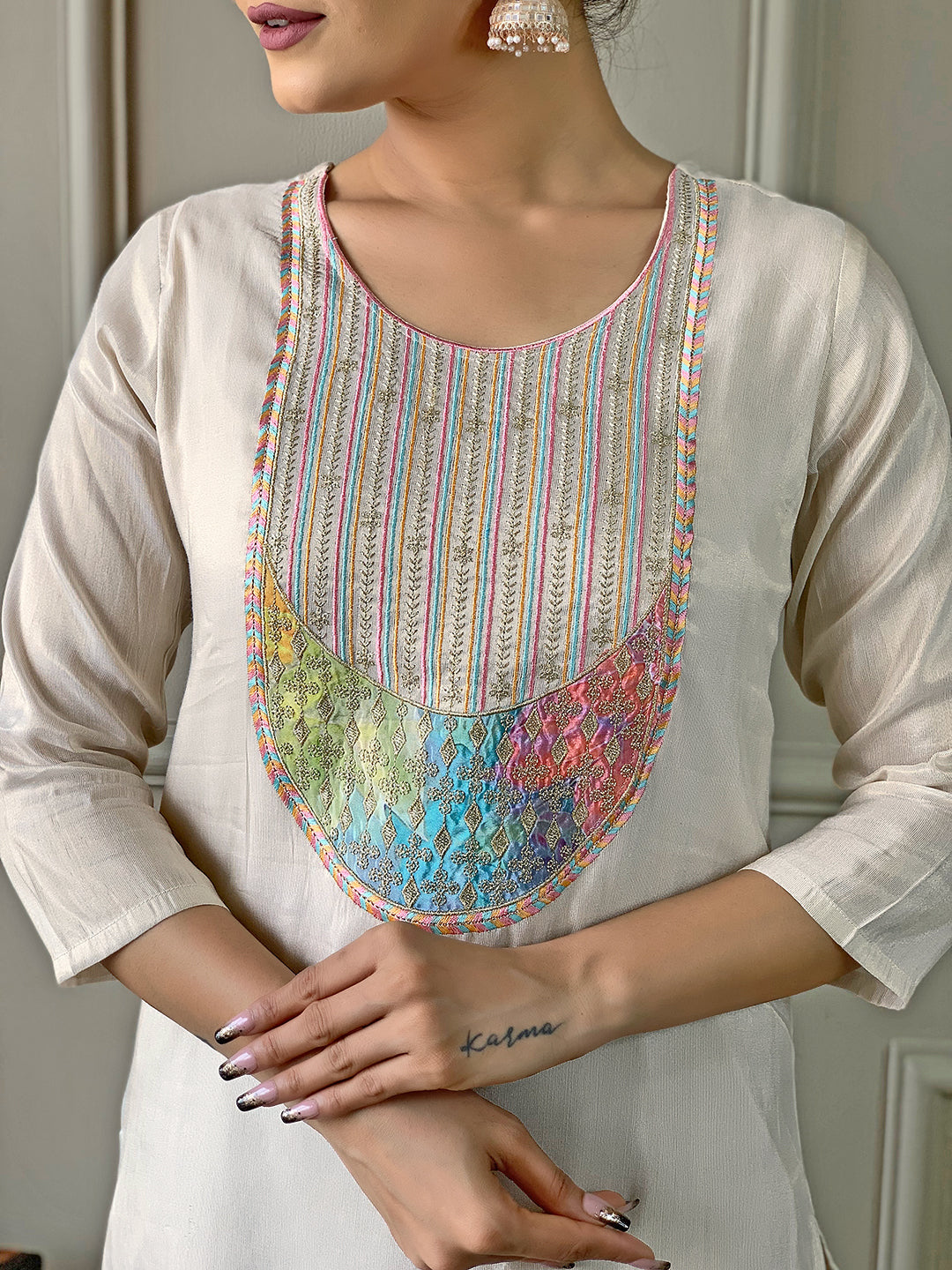 Women's Viscose  Kurta Sharara Set with Dupatta