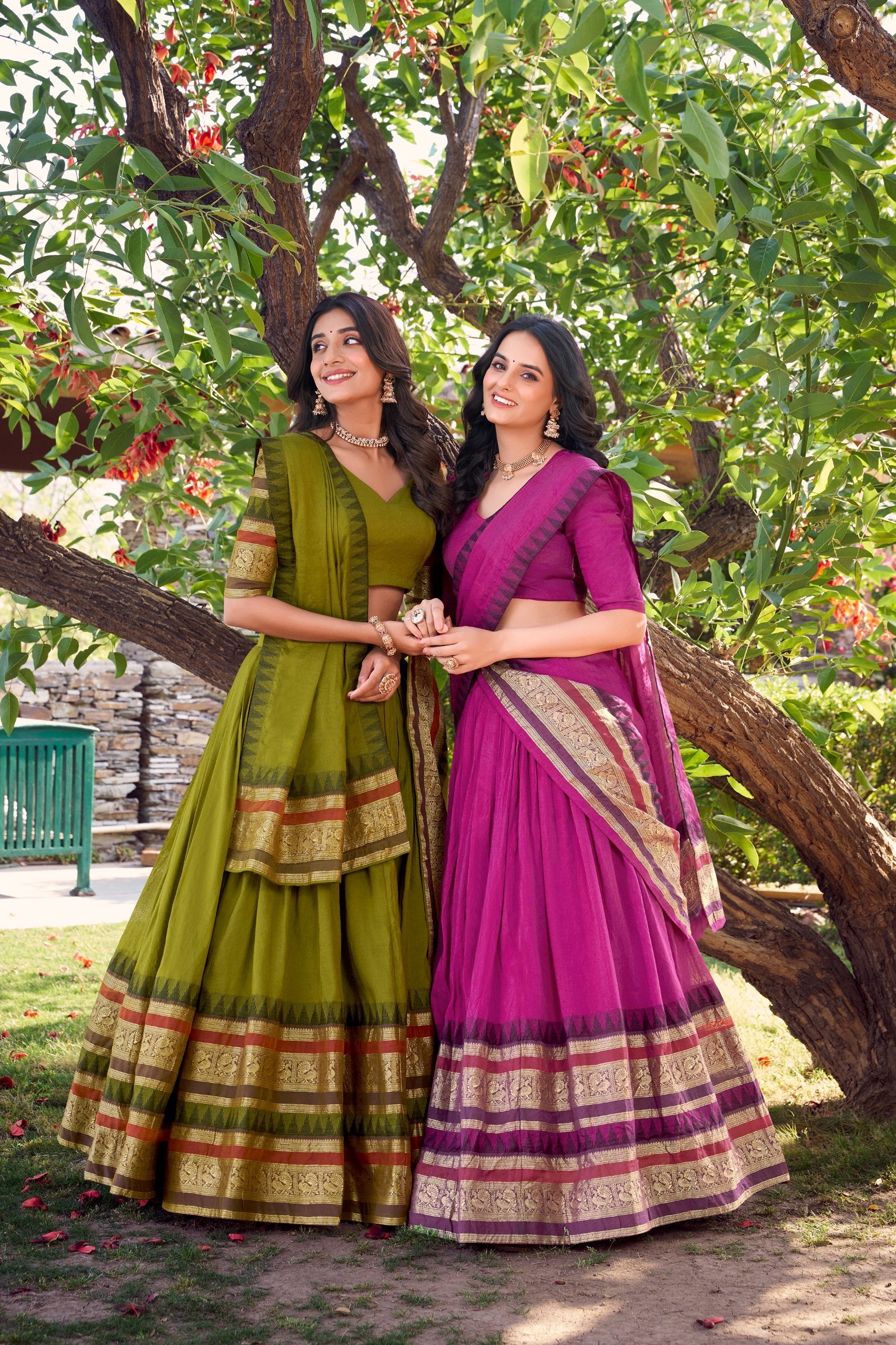 lovely Pink Chanderi Silk Zari Weaving Lehenga Choli With Dupatta