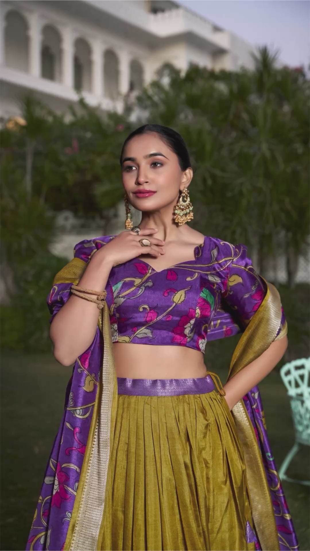 Festival Wear Dola Silk Lehenga Choli With Designer Dupatta For Women